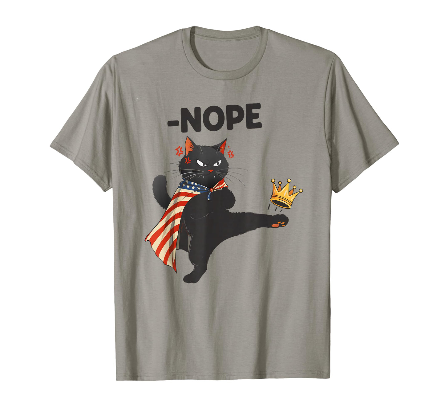 Funny Cat No Kings T-Shirt