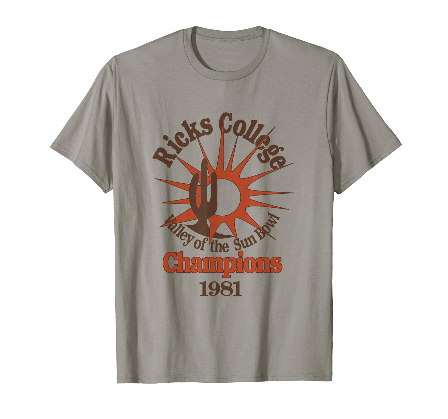 Valley of the Sun Bowl Champions 1981 - Ricks College T-Shirt