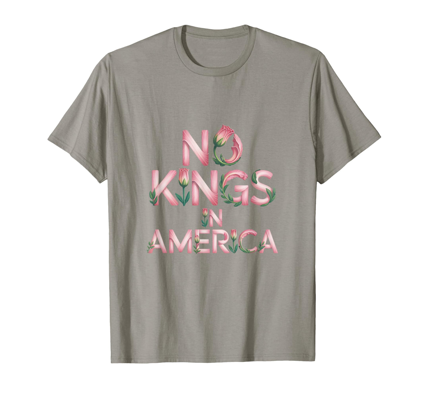 No Kings In America Tulips T-Shirt