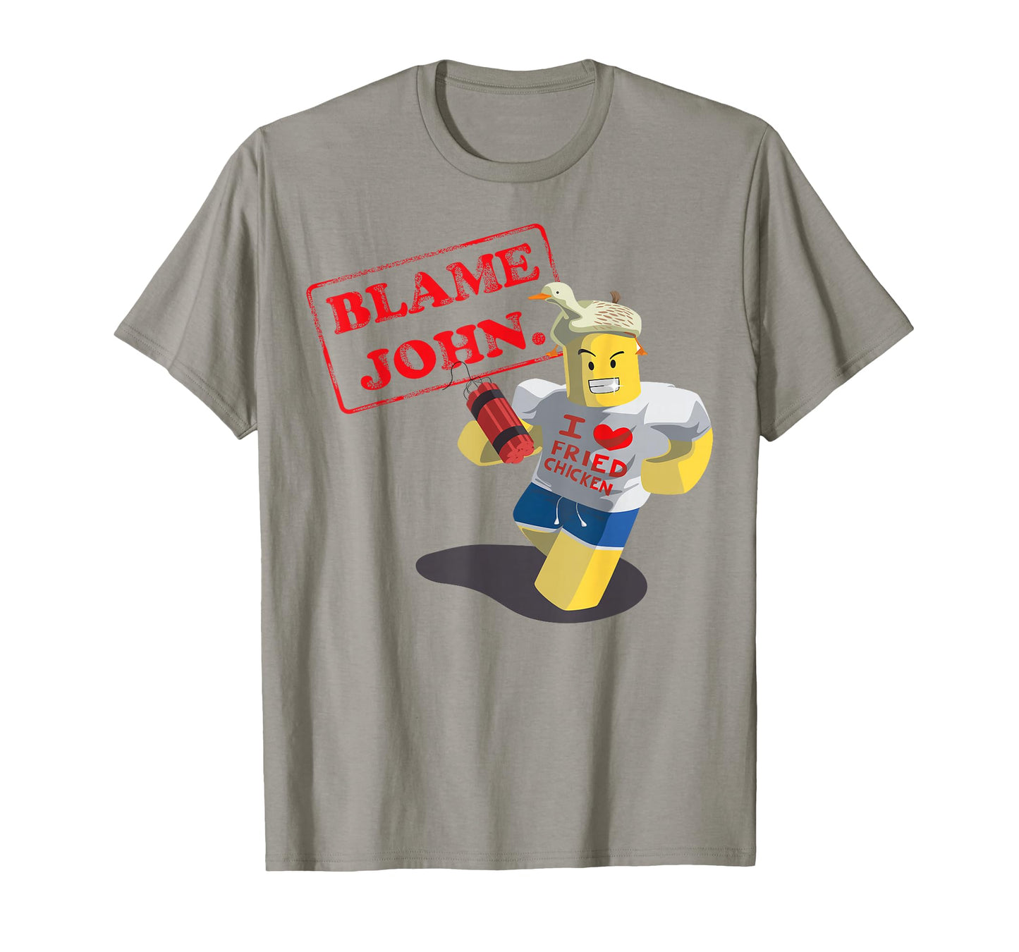 John Doe Shedletsky Blame John I Love Fried Chicken T-Shirt