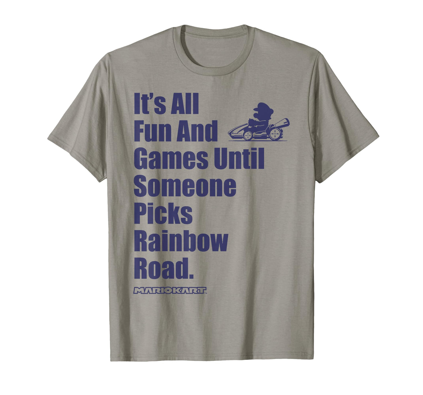 Nintendo Mario Kart Rainbow Road Fun And Games T-Shirt