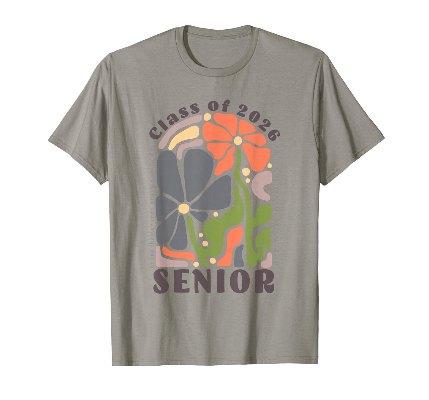 Senior 2026 Boho Floral Class of 2026 High School Senior T-Shirt