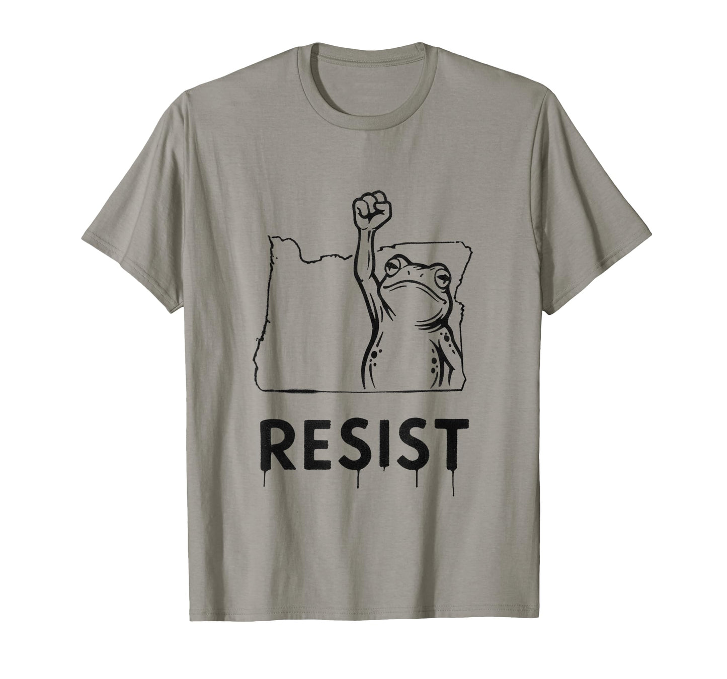 Portland Frog Protest Shirt Funny Portland Frog T-Shirt