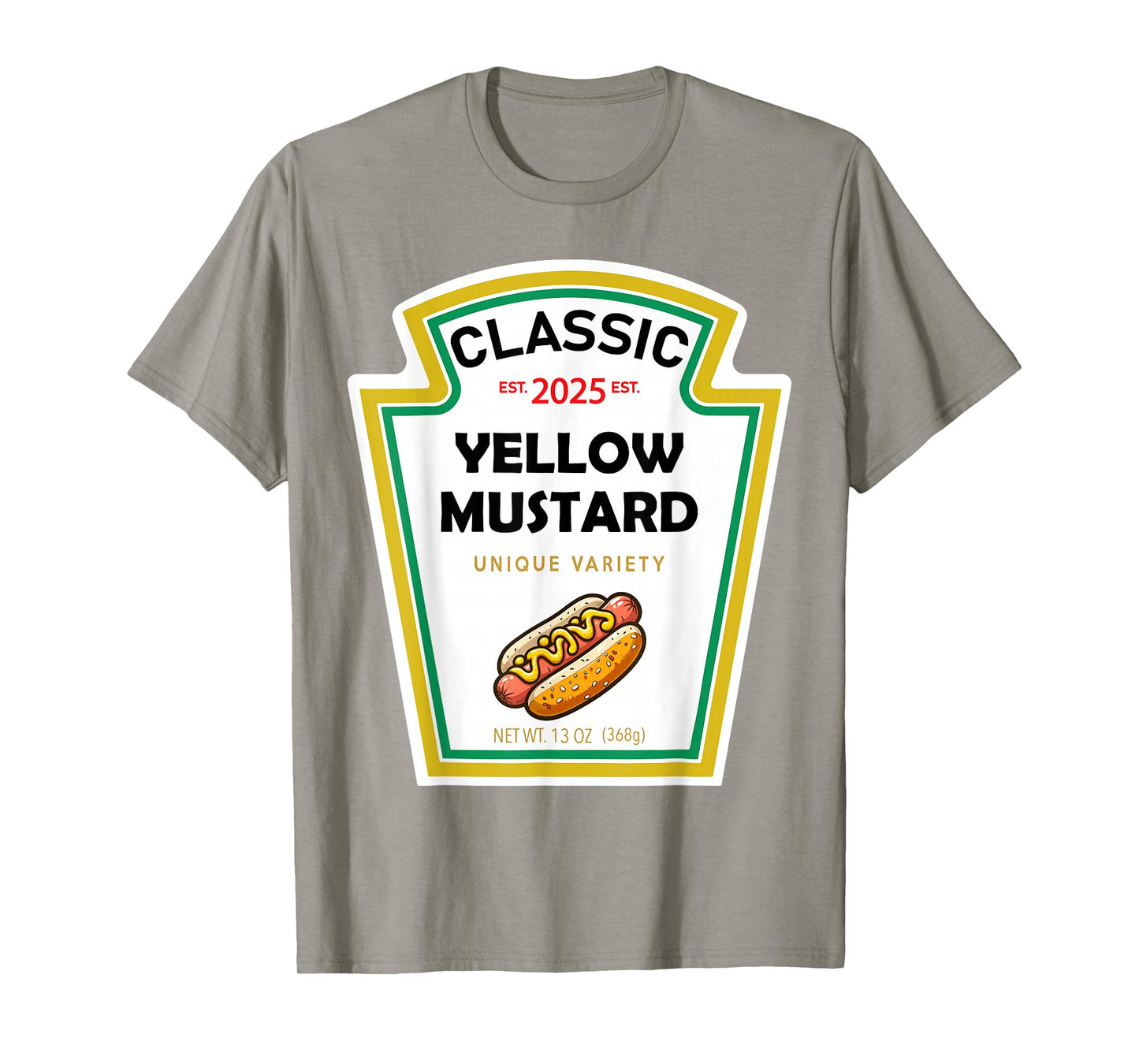 Yellow Mustard DIY Halloween Costume Matching Groupe Mustard T-Shirt