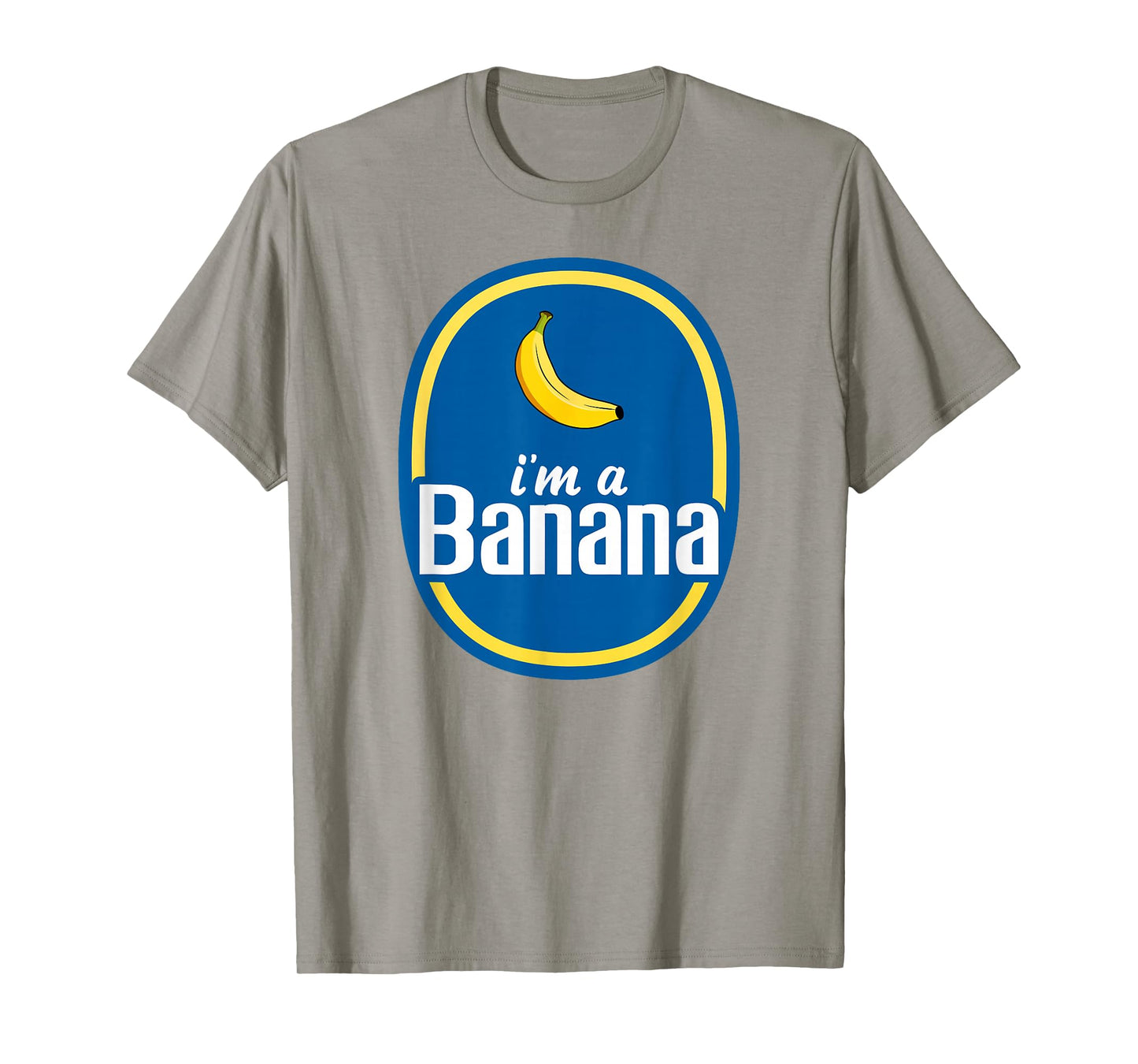 I'm A Banana Costume Halloween Fruit Sticker Yellow Funny T-Shirt
