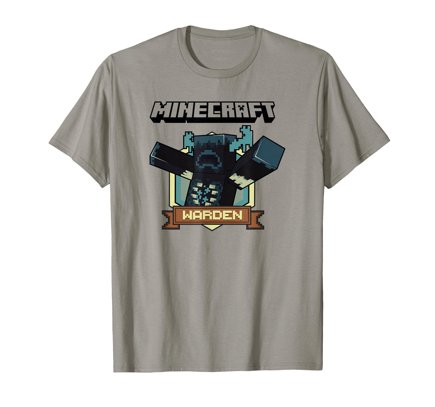 Minecraft Sculk Shriekers Hostile Mob Warden Badge T-Shirt