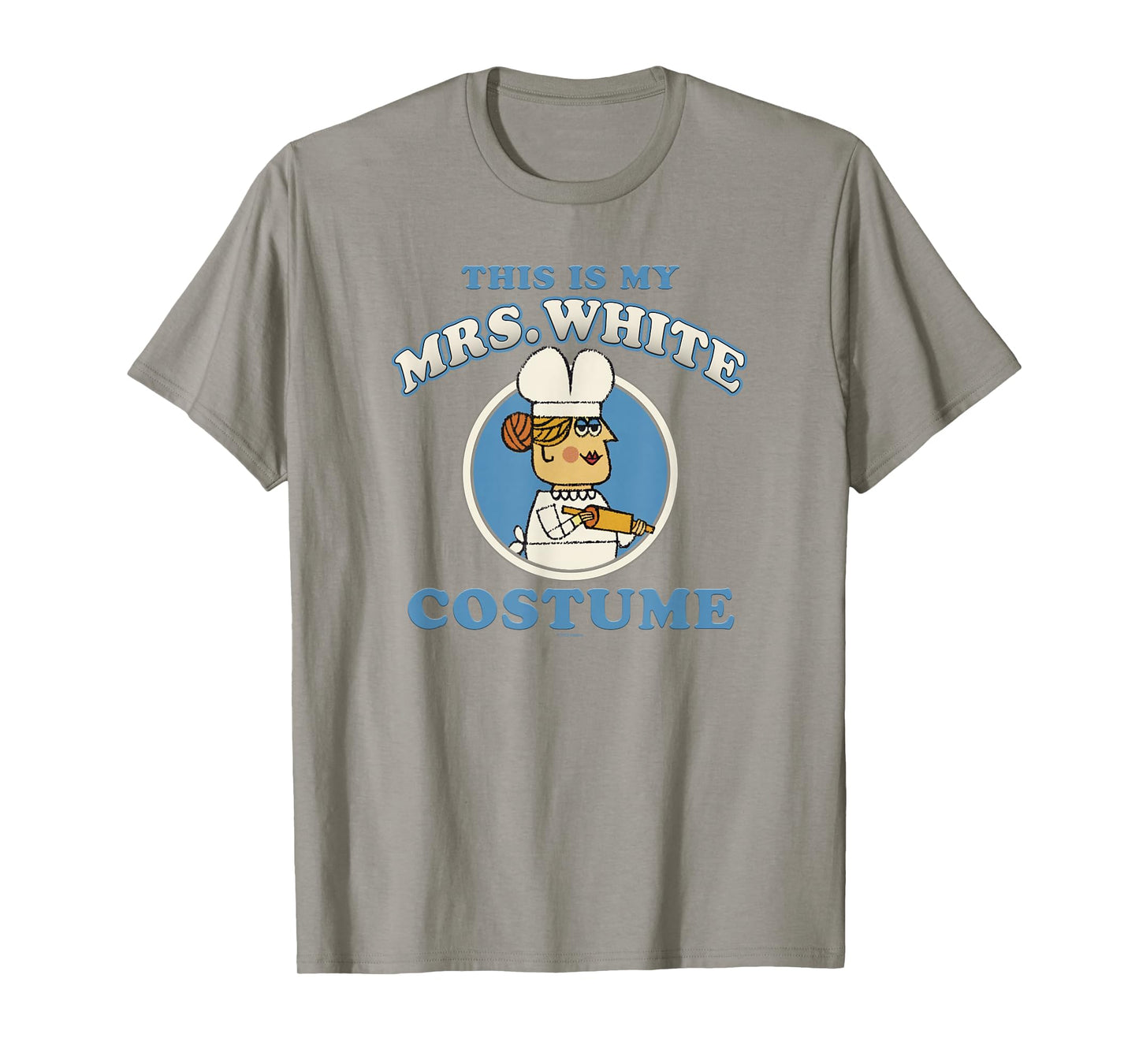 Clue This Is My Mrs. White Costume T-Shirt