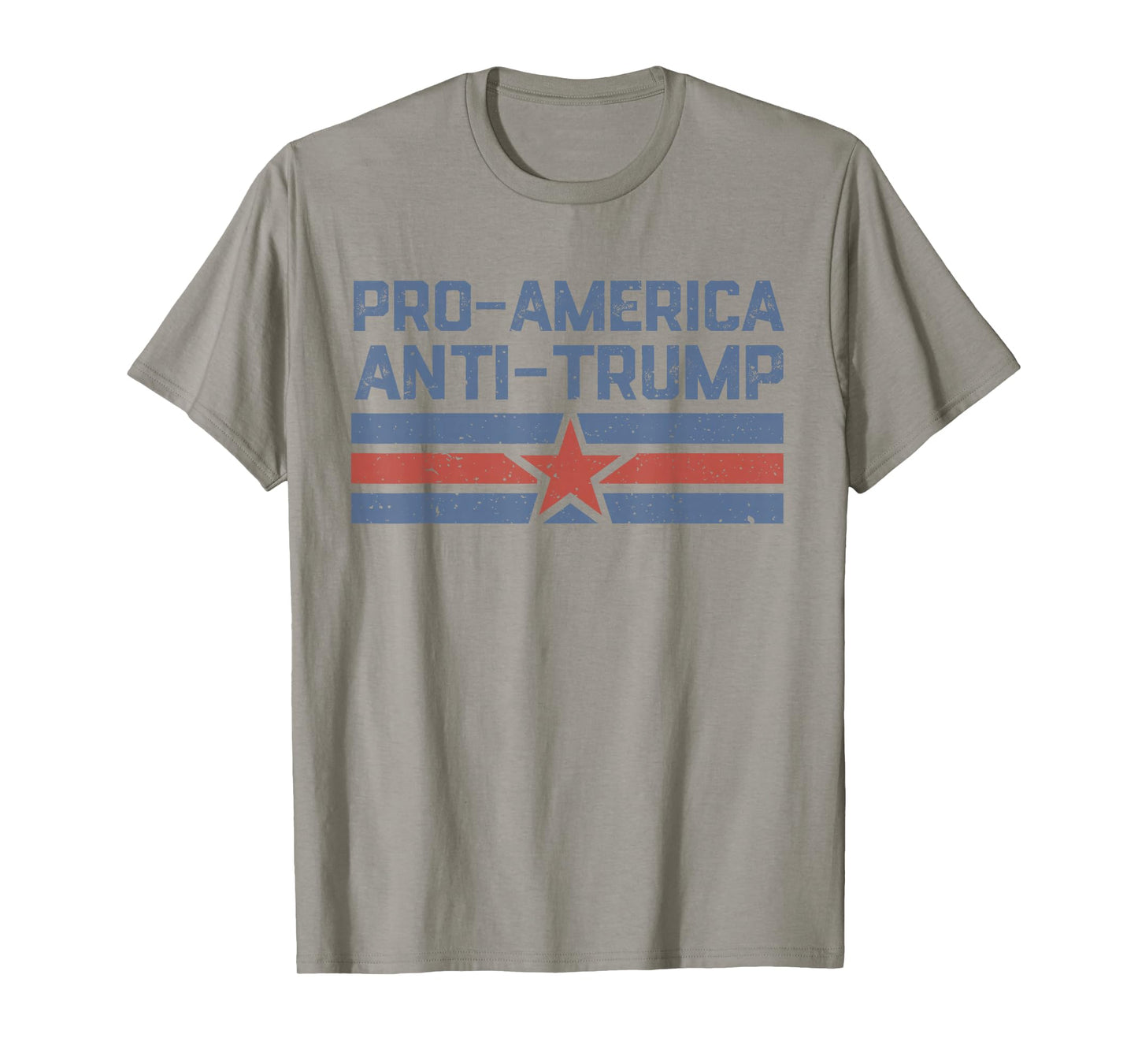 Pro-America Anti-Trump Funny Patriotic Retro Political T-Shirt