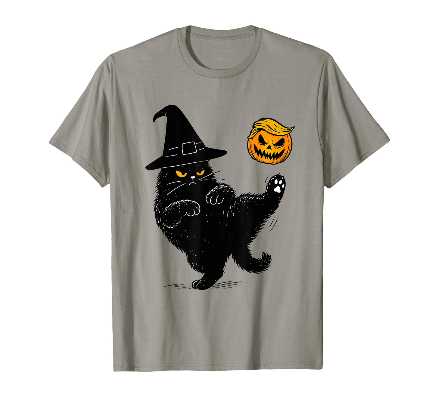 No Kings Black Cat Halloween T-Shirt