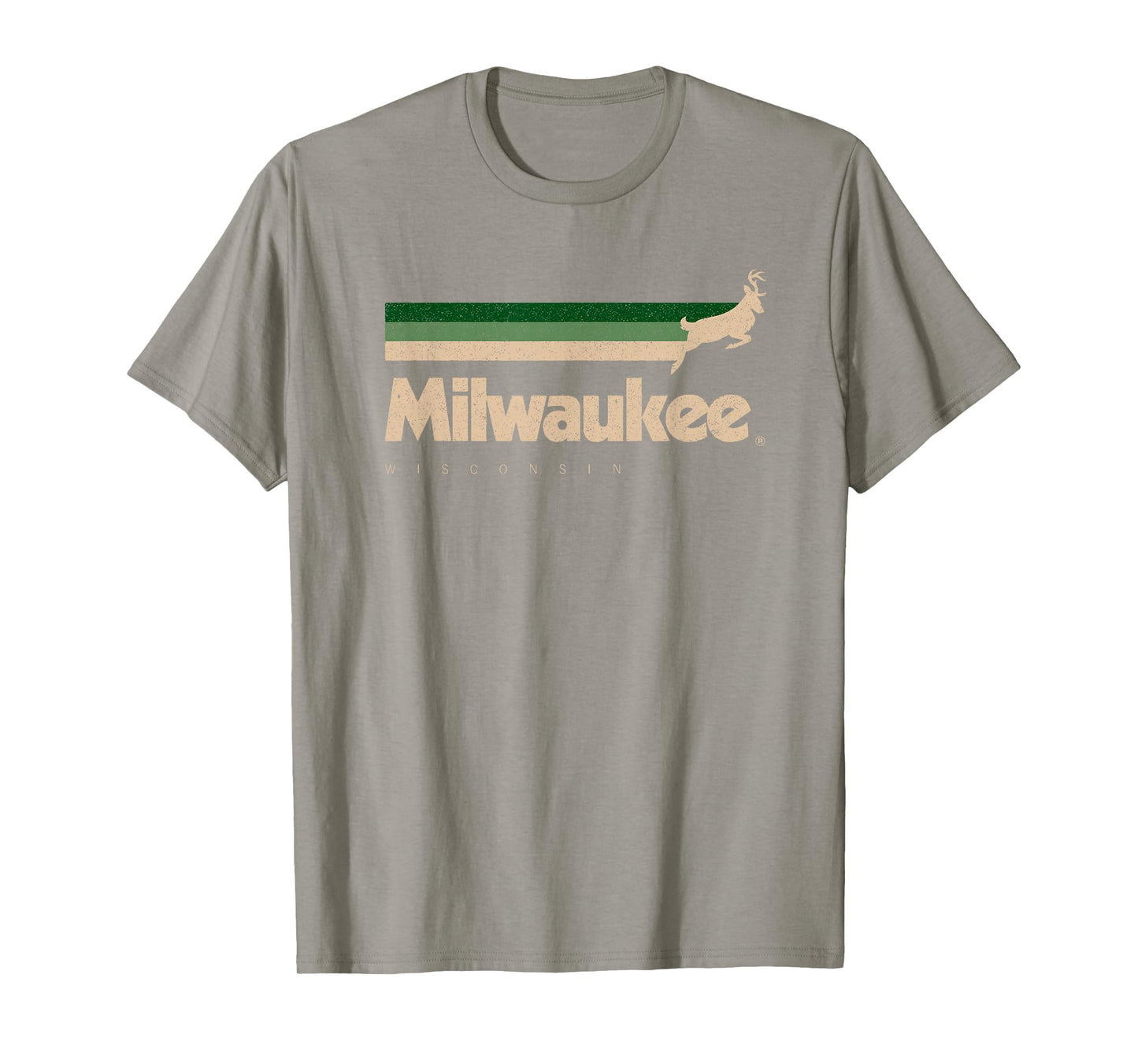 Green Milwaukee Basketball B-Ball City Wisconsin Milwaukee T-Shirt