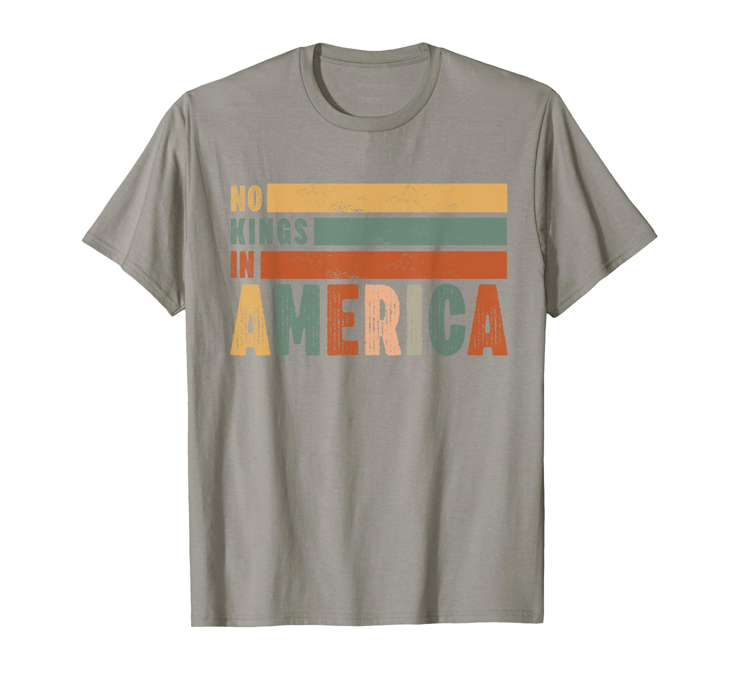 No Kings in America flag Protest Save Democracy T-Shirt