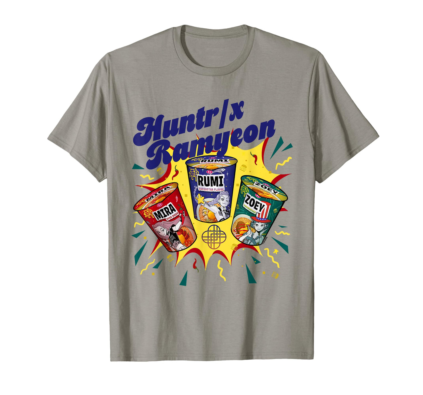 Kpop Demon Hunters HUNTR/X Ramyeon Officially Licensed T-Shirt
