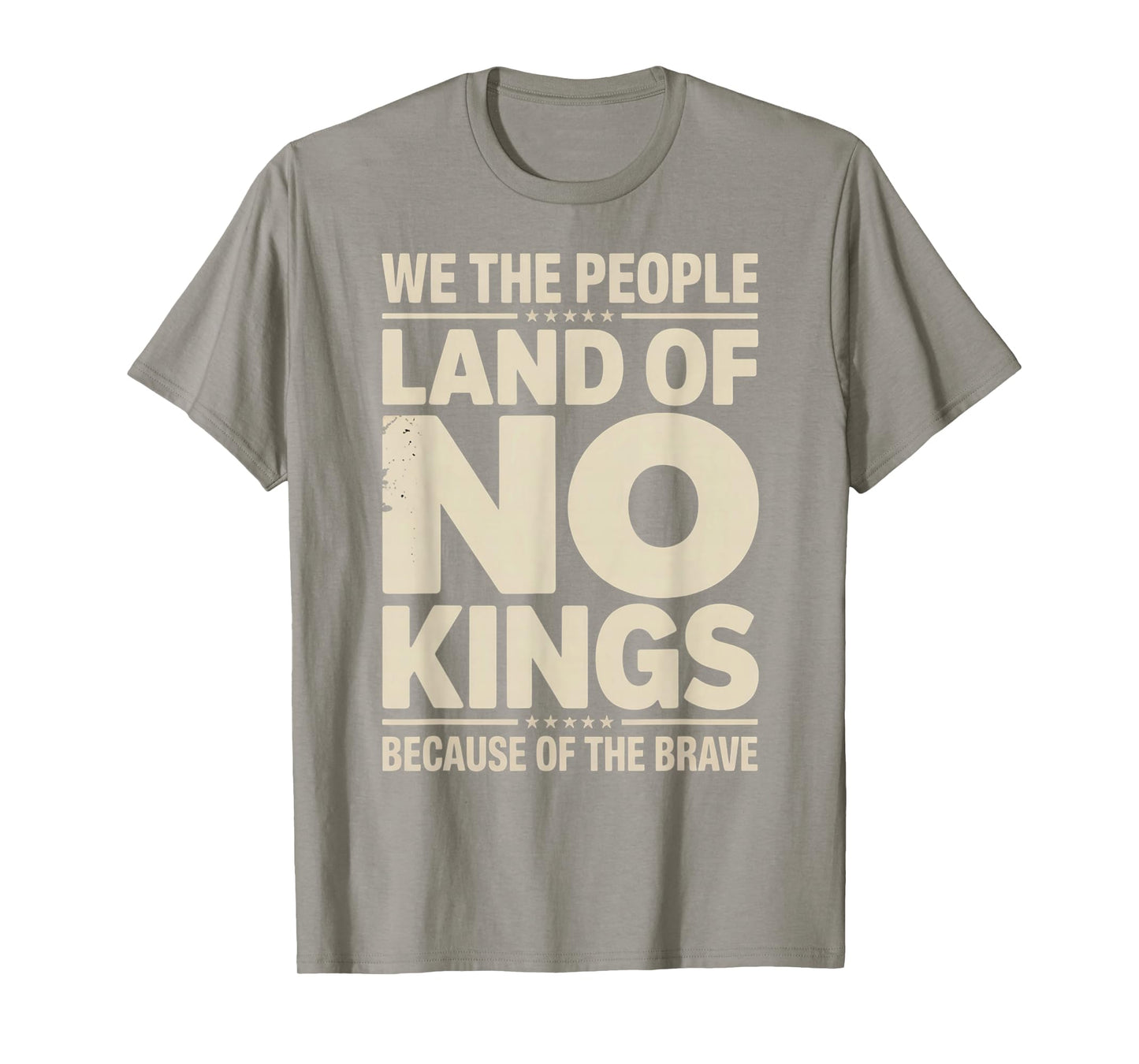 America Vintage No Kings Day Because of The Brave T-Shirt
