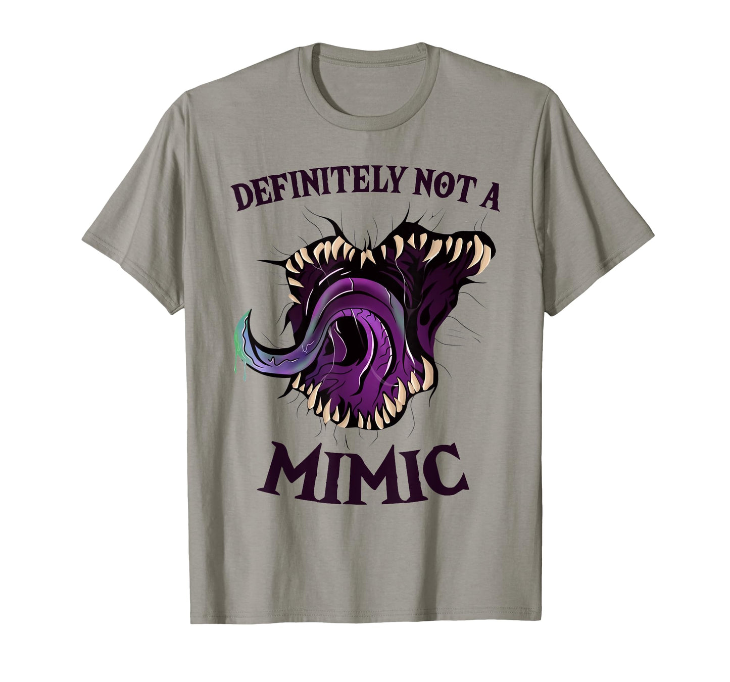 Roleplaying Dice Gamer Definitely Not A Mimic T-Shirt