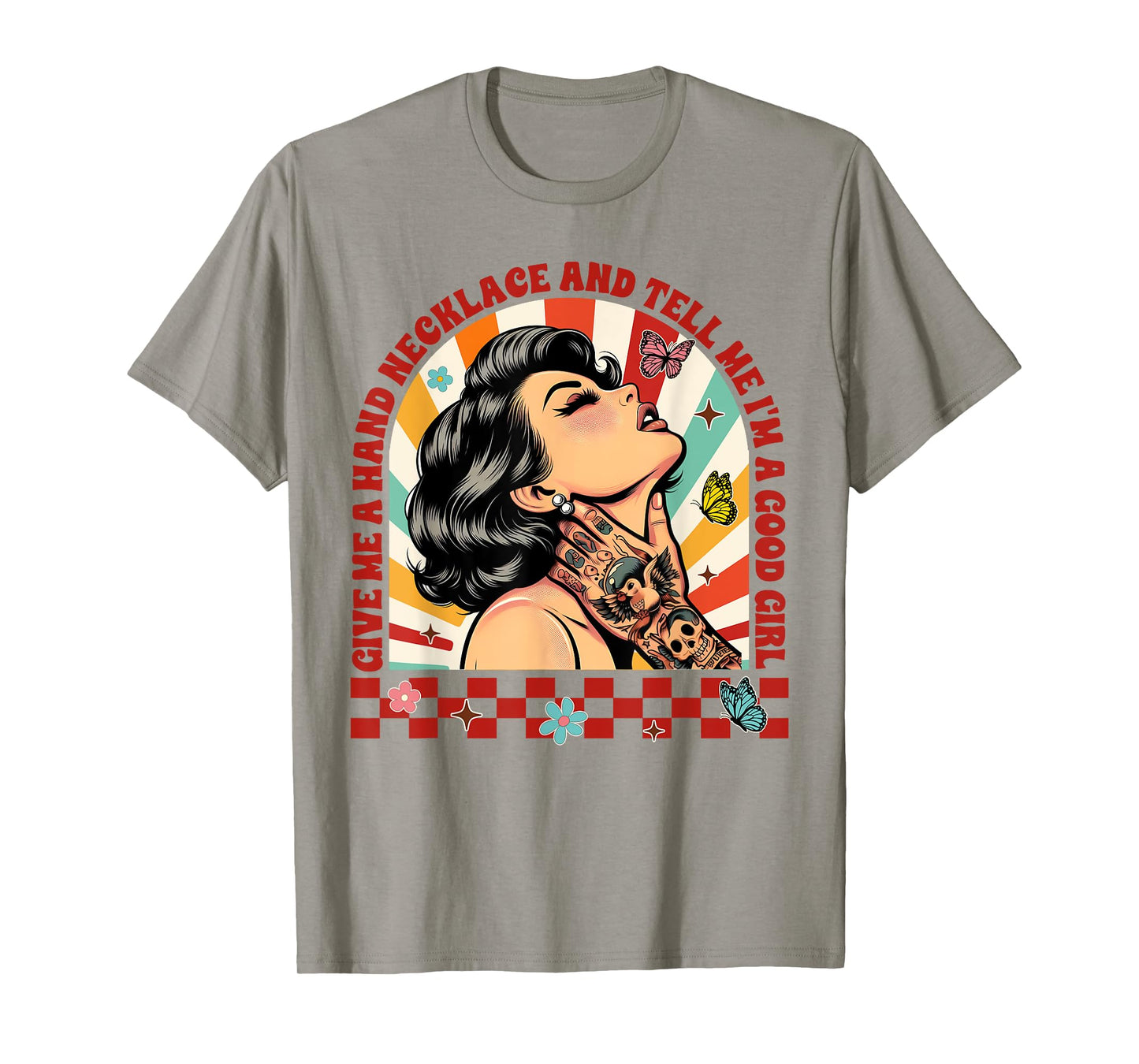 Smut Reader Spicy Book Romance Give Me A Hand Necklace T-Shirt