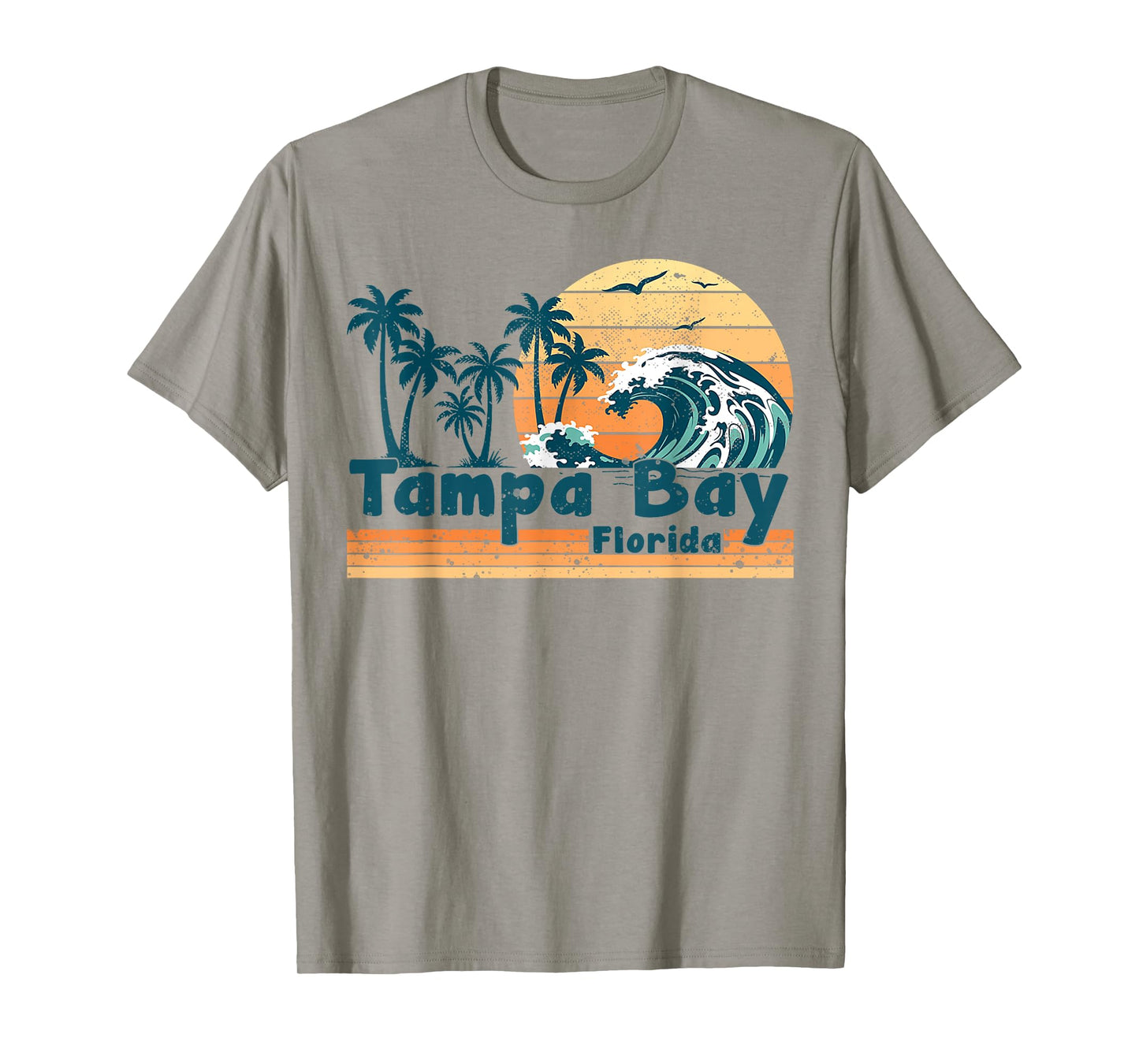 Tampa Bay Florida Beach Vintage Spring Break Vacation Retro T-Shirt