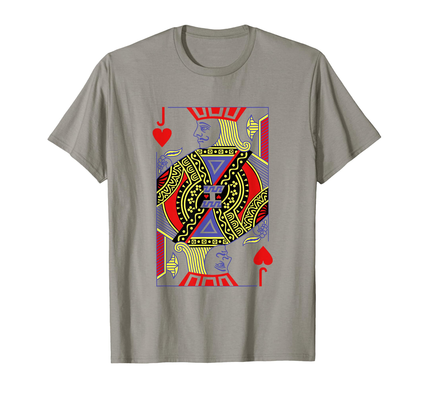 Jack Of Hearts Royal Flush Costume Halloween Playing Cards T-Shirt