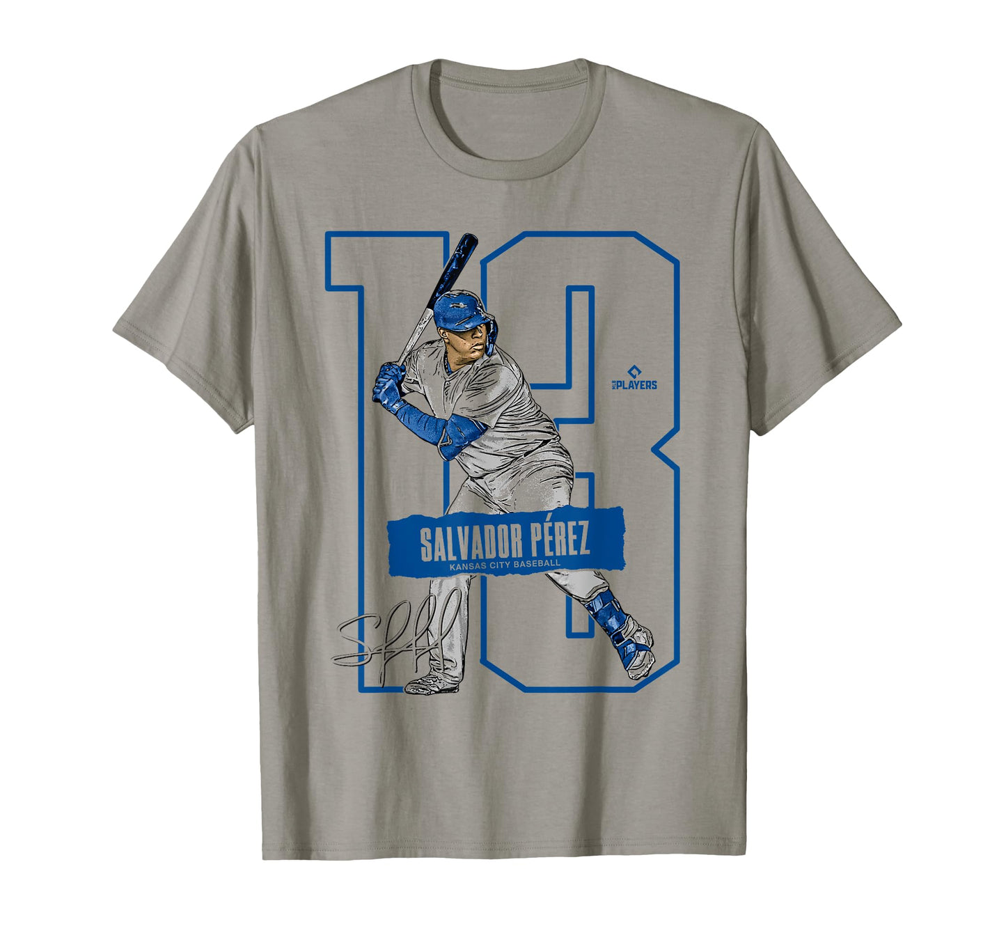 Salvador Perez | Kansas City Baseball Players | MLBSAL302N T-Shirt
