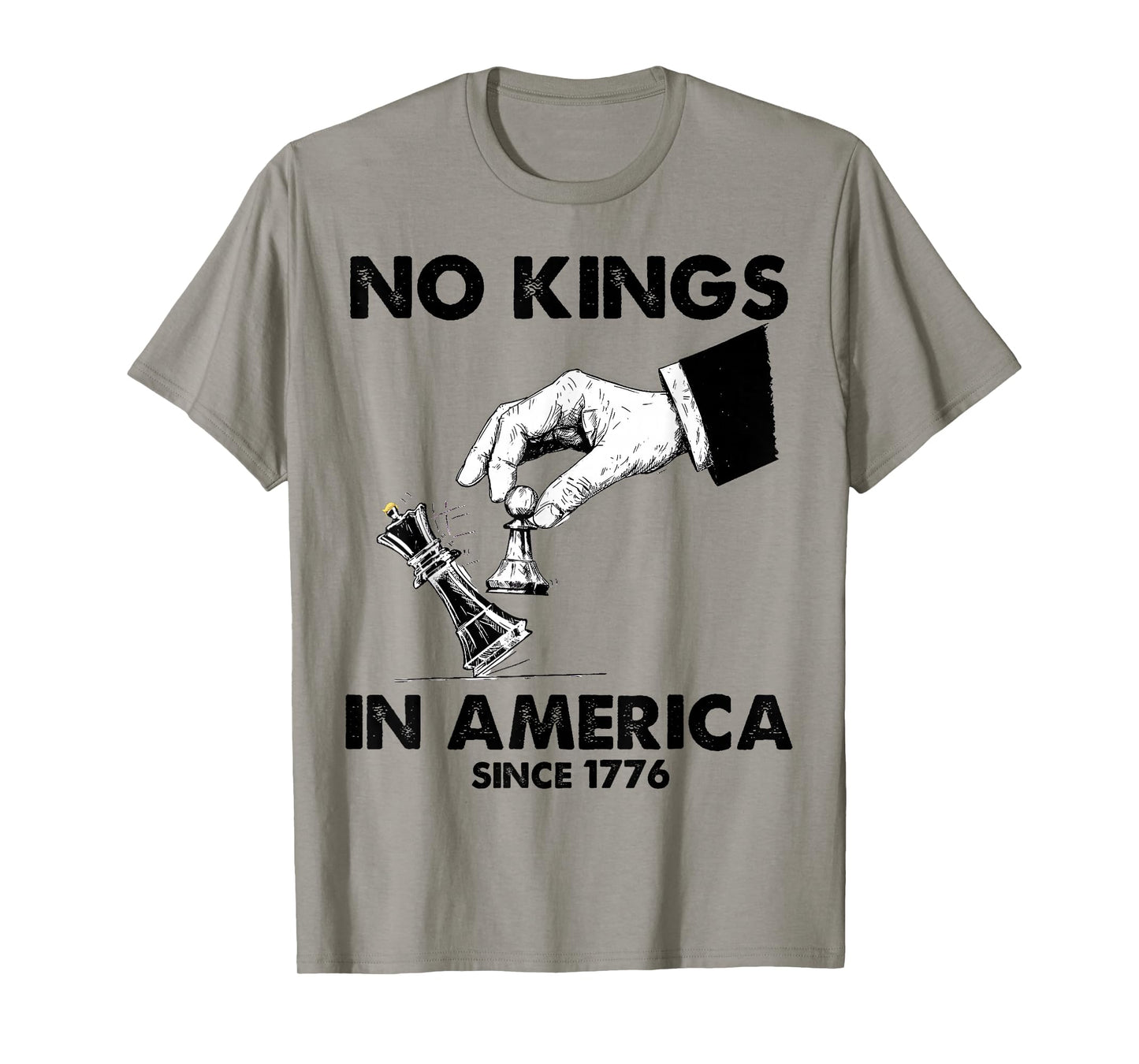 No Kings in America Protest Chess Since 1776 Chess Resist T-Shirt