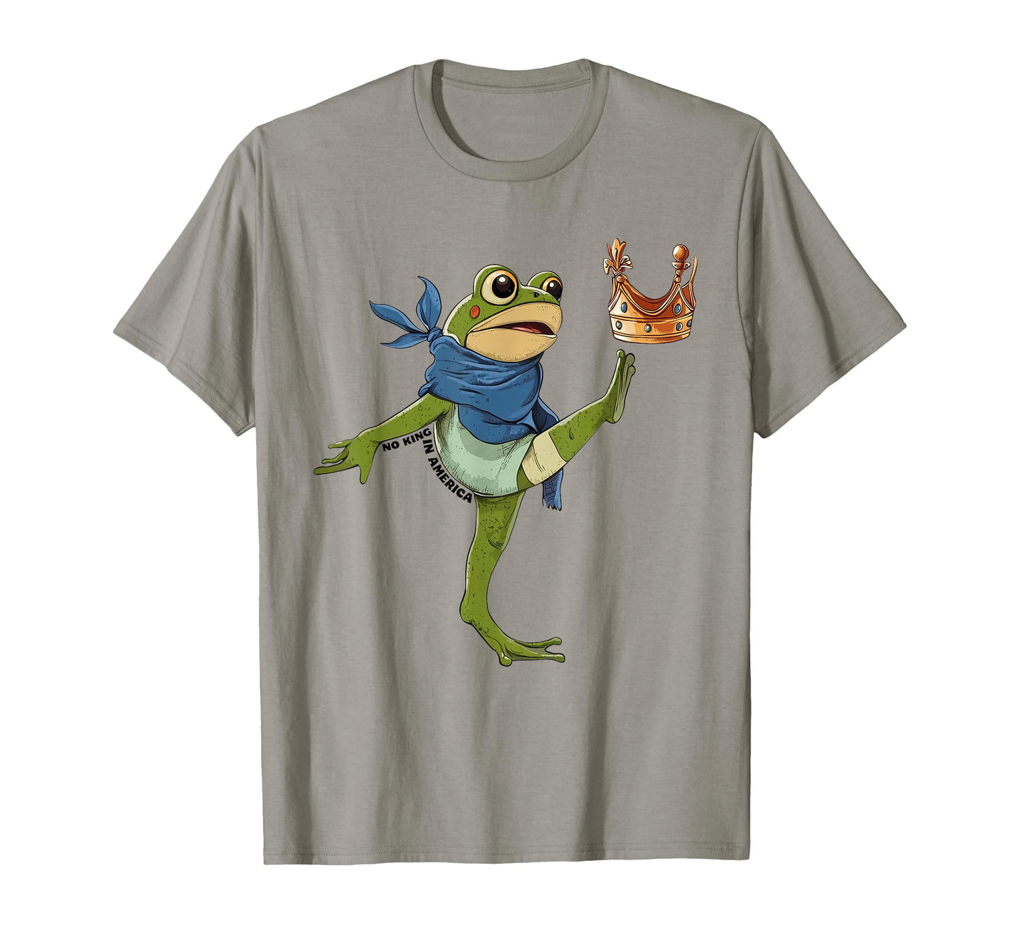 Frog No Kings in America We The People Political T-Shirt