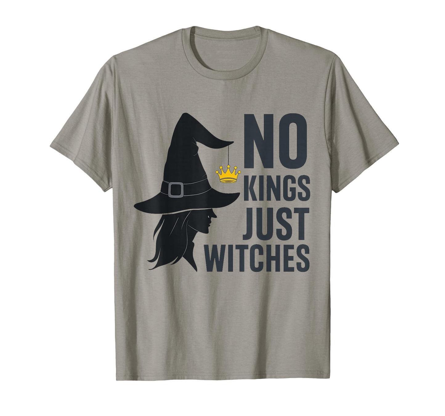 No Kings Just Witches Funny Witchcore Halloween Art T-Shirt
