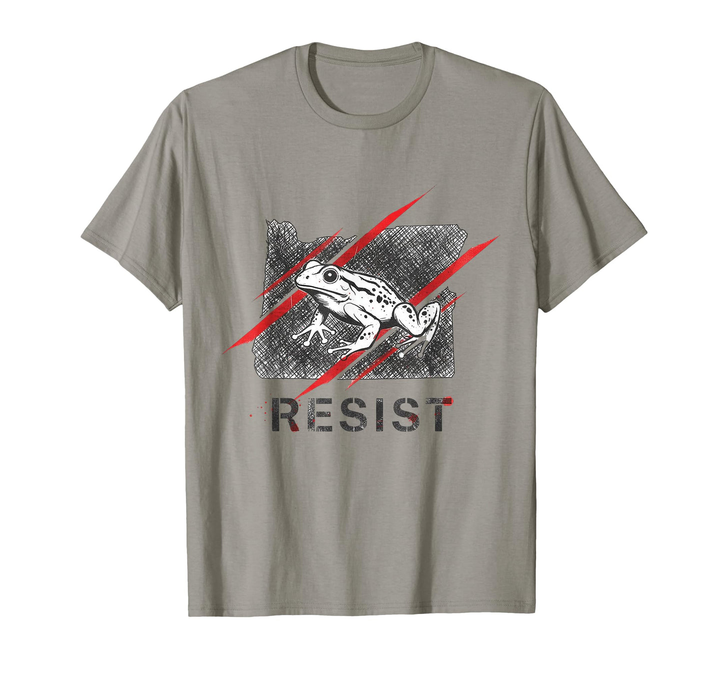 Portland Frog Protest Shirt Funny Portland Frog T-Shirt