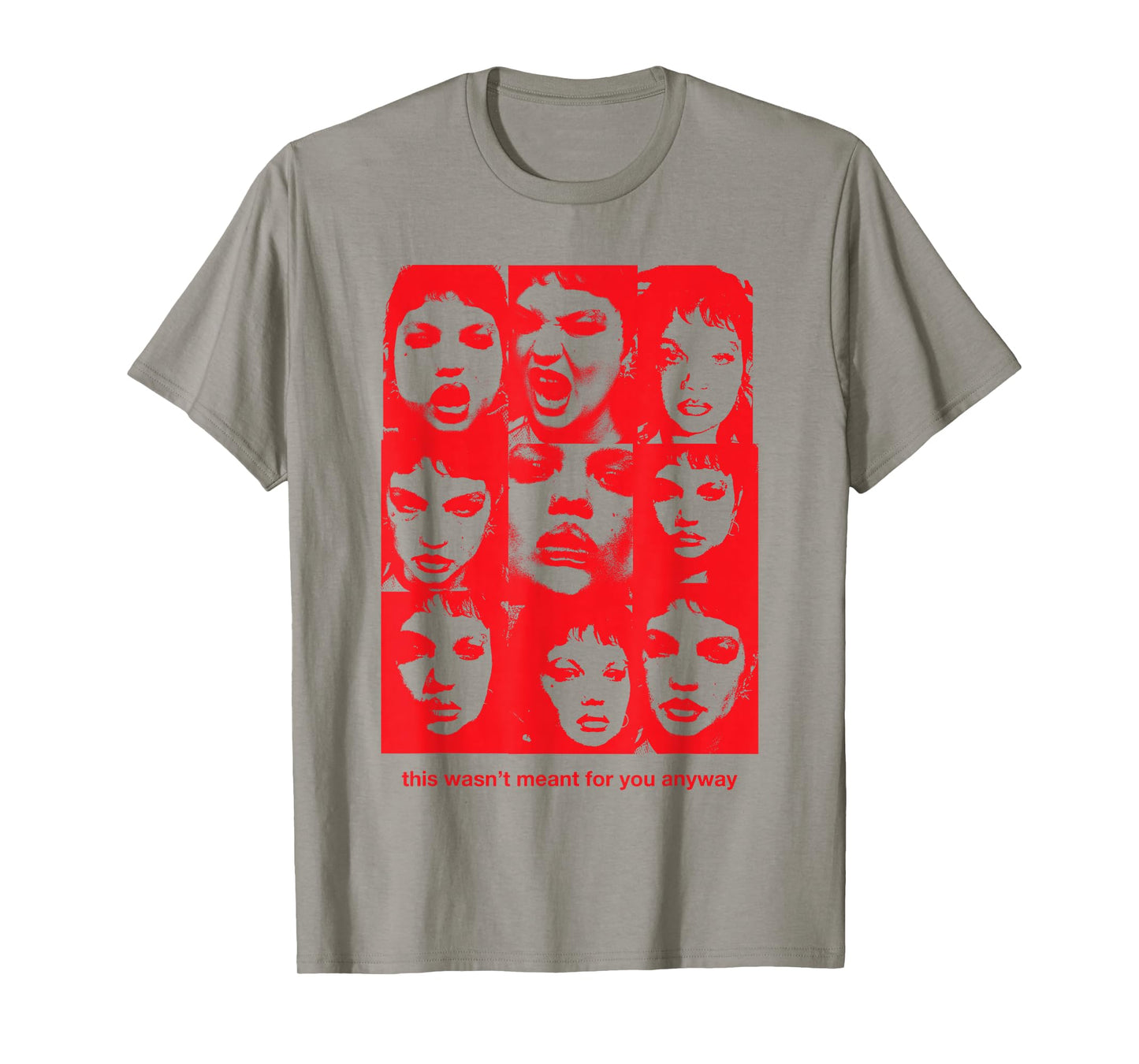 Official Lola Young Red Photo Grid T-Shirt