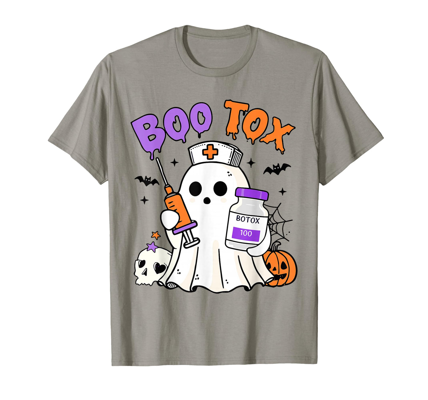 BOO Tox Nurse Ghost Filler Botox Halloween Aesthetic Nurse T-Shirt