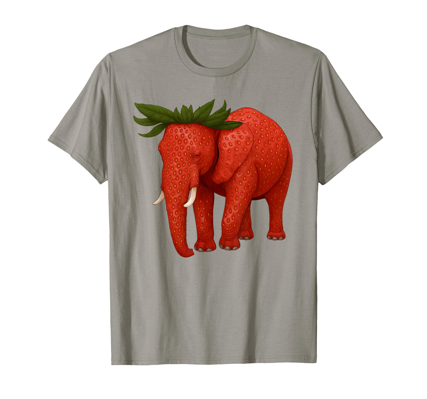 Strawberry Elephant Italian Brain Rot Meme Birthday Funny T-Shirt