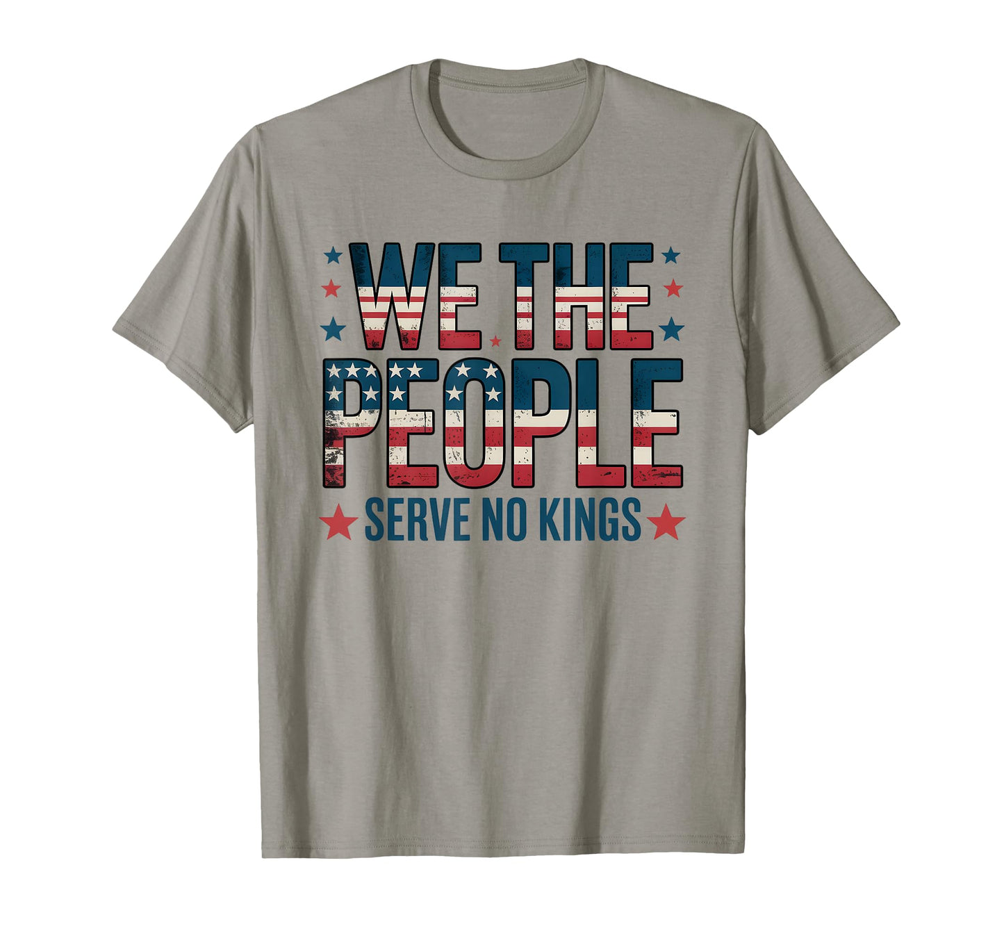 No Kings in America Democracy We The People Patriotic T-Shirt