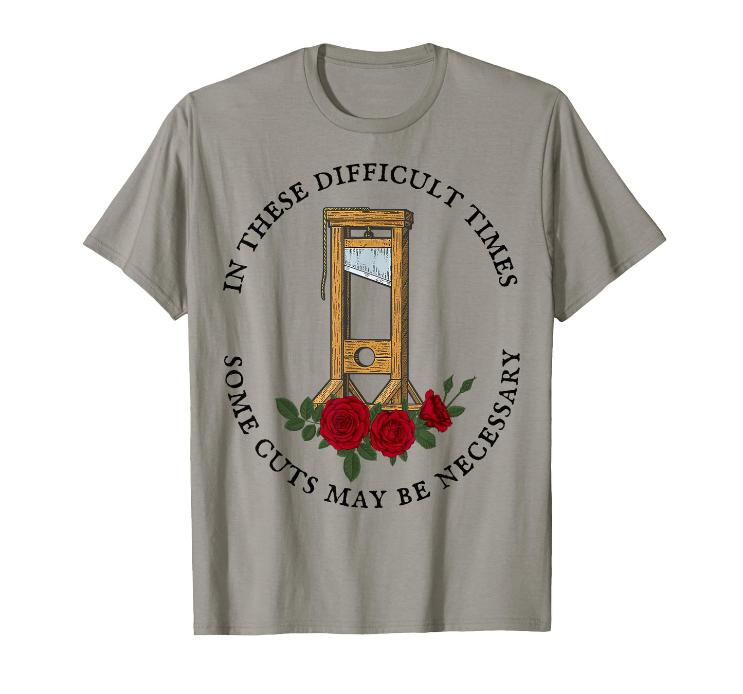 Feelin French Guillotine Dark Humor Vintage T-Shirt