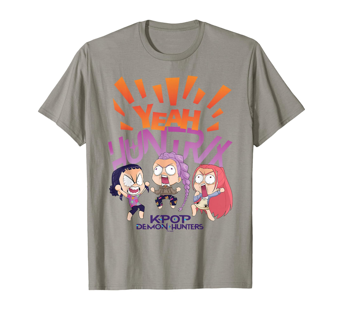 Kpop Demon Hunters Yeah HUNTR/X Officially Licensed T-Shirt