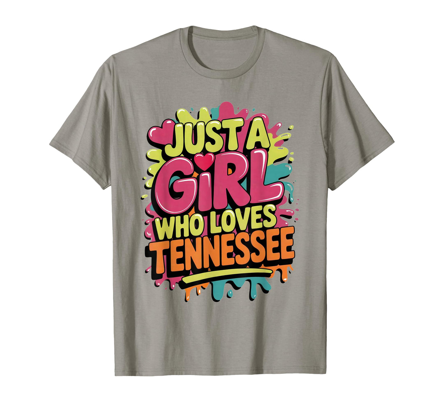 Just A Girl Who Loves Tennessee, Women's Cute T-Shirt