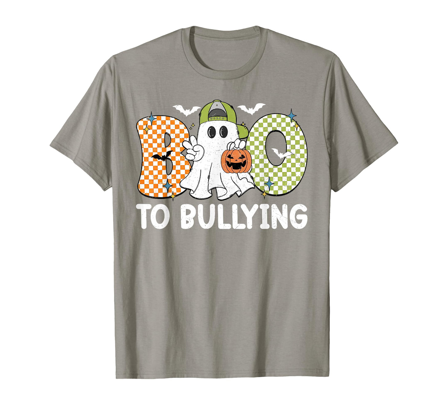 Boo to Bullying Halloween Orange Anti Bully Unity Day Kids T-Shirt
