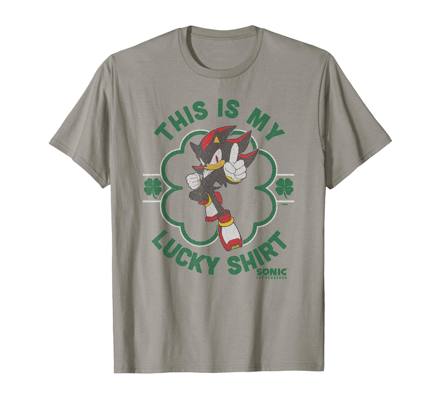Sonic The Hedgehog St. Patrick's Day My Lucky Shadow T-Shirt