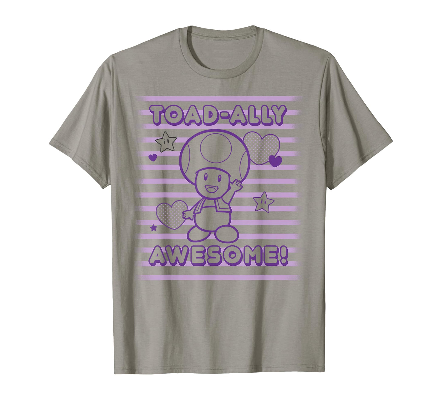 Nintendo Super Mario Toad-Ally Awesome Cute Graphic T-Shirt T-Shirt
