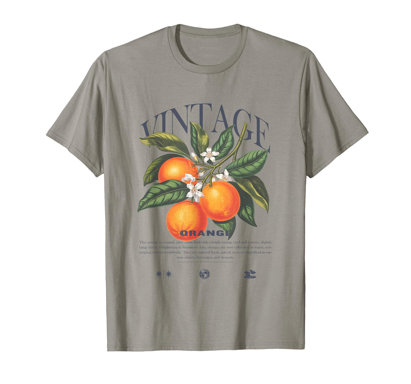 Orange Fruit Vintage T-Shirt