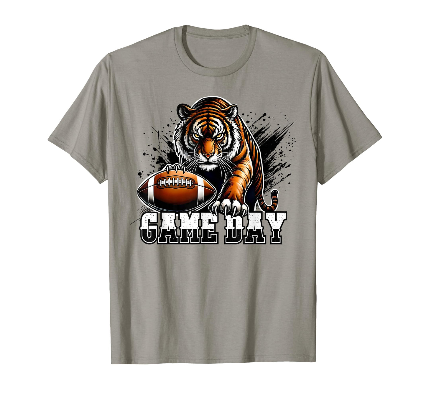 Touchdown American Football Game Day Thanksgiving Tiger Cool T-Shirt