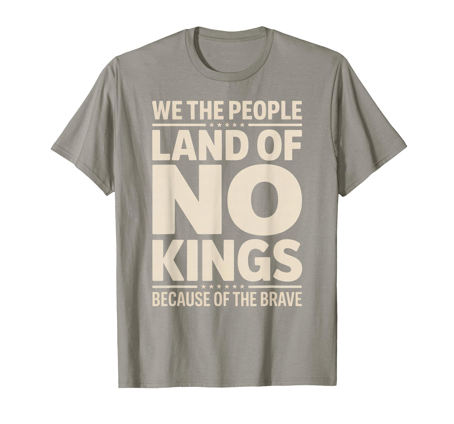 America Vintage No Kings Day Because of The Brave T-Shirt