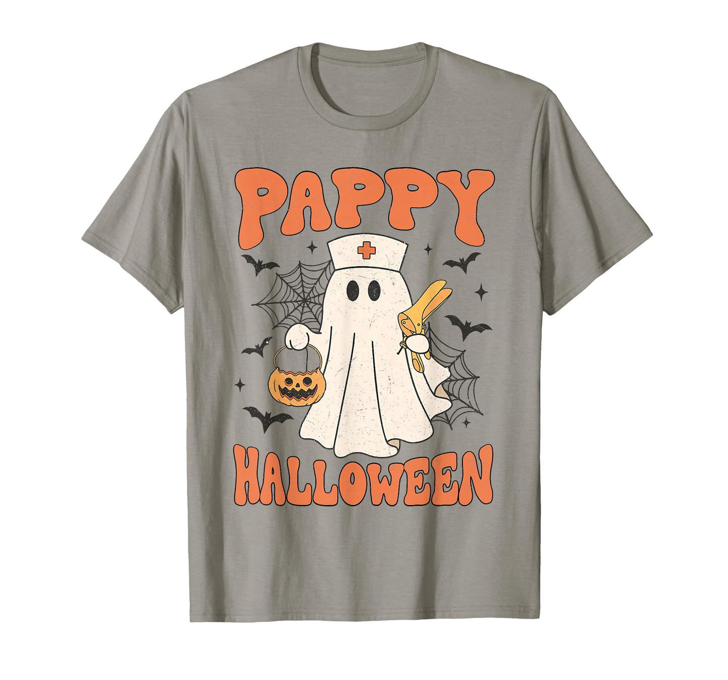 OBGYN Nurse Pappy Halloween Ghost Speculum OB Gynecologist T-Shirt
