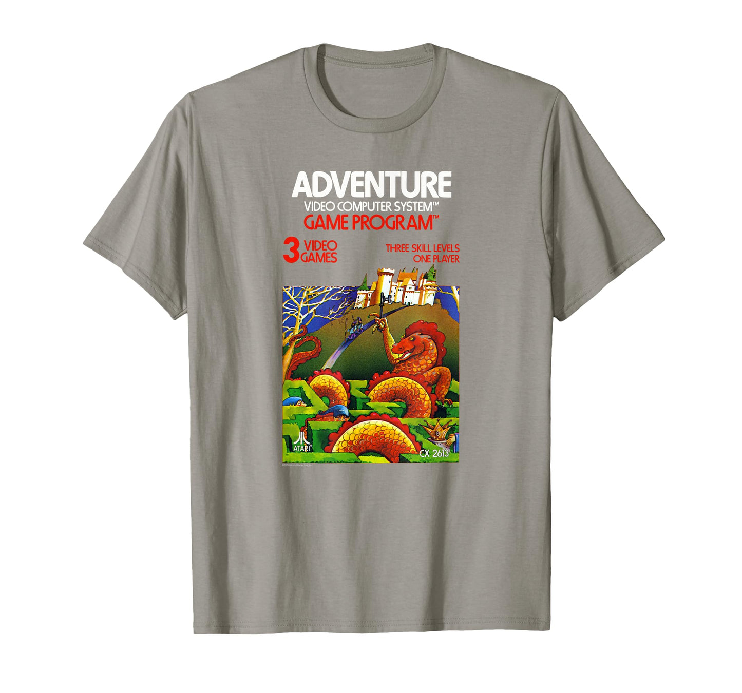 Atari Adventure Video Game Cartridge Art T-Shirt
