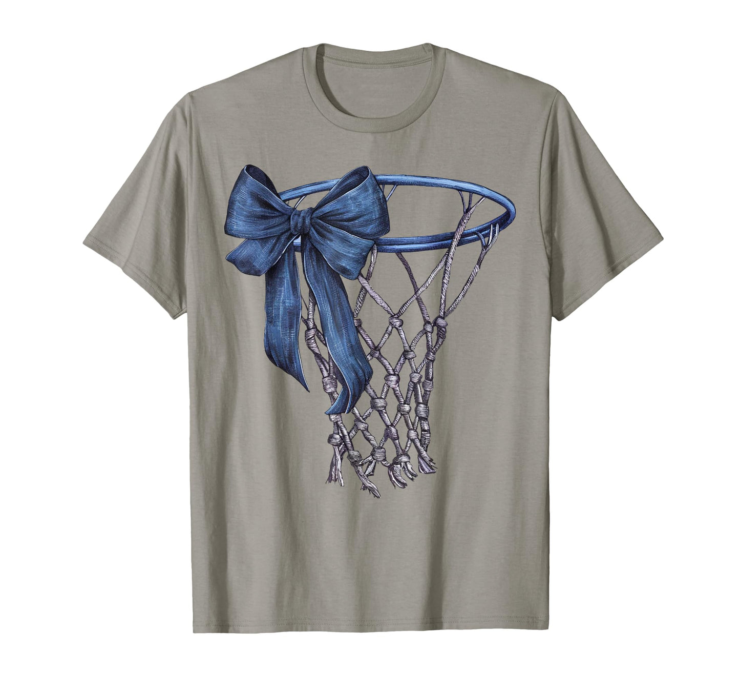 Coquette Basketball Game Day Mama Bow Vintage T-Shirt