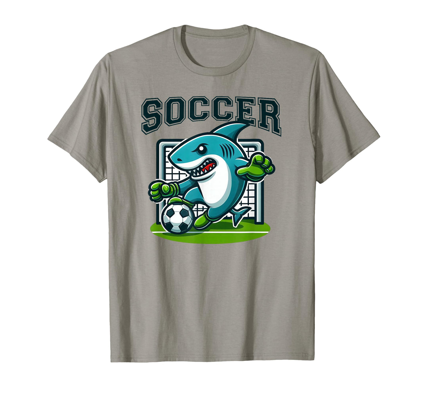 Soccer Shark Playing Soccer T-Shirt