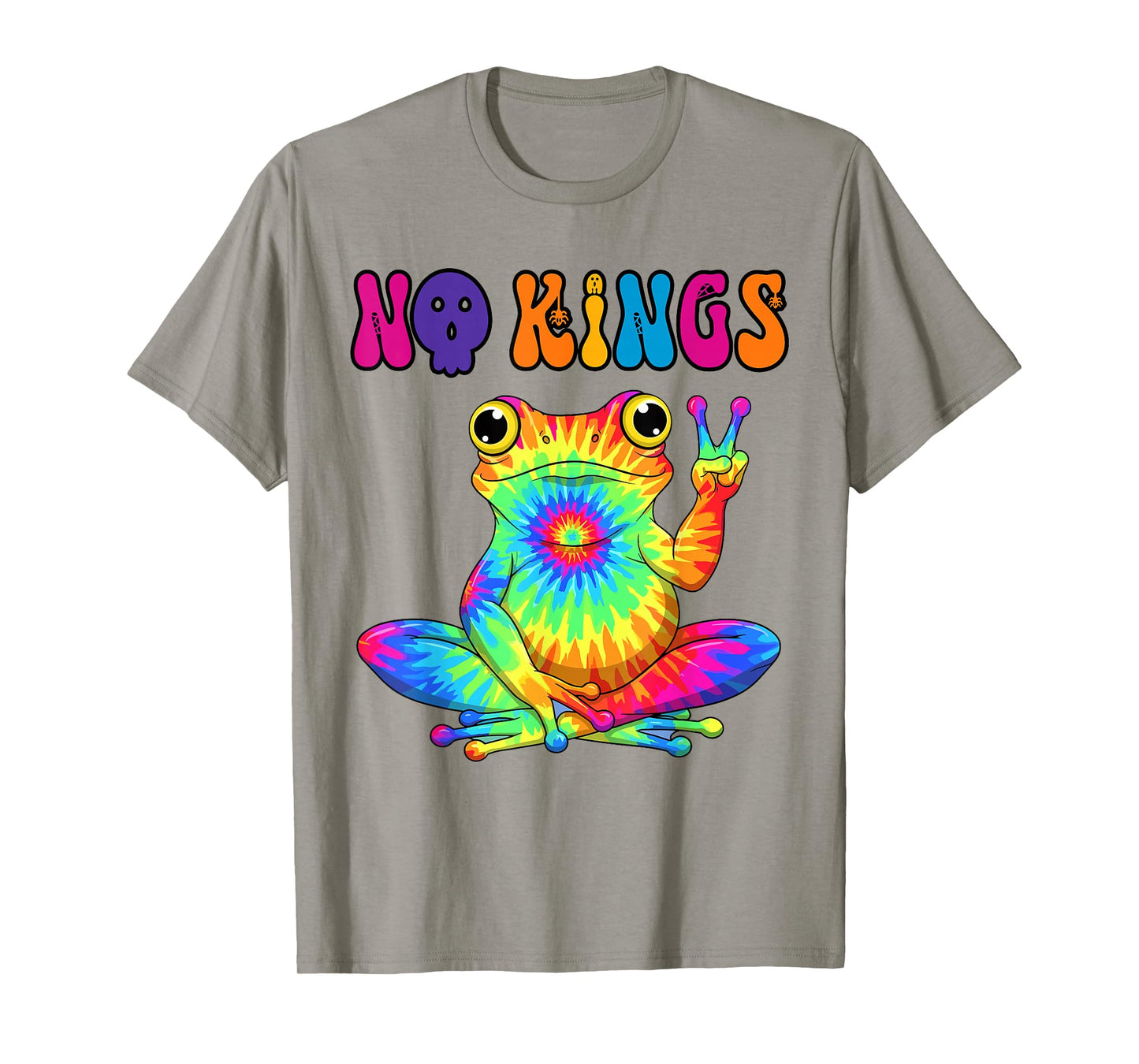 Portland Frog Protest Funny Colorful Frog No Kings T-Shirt
