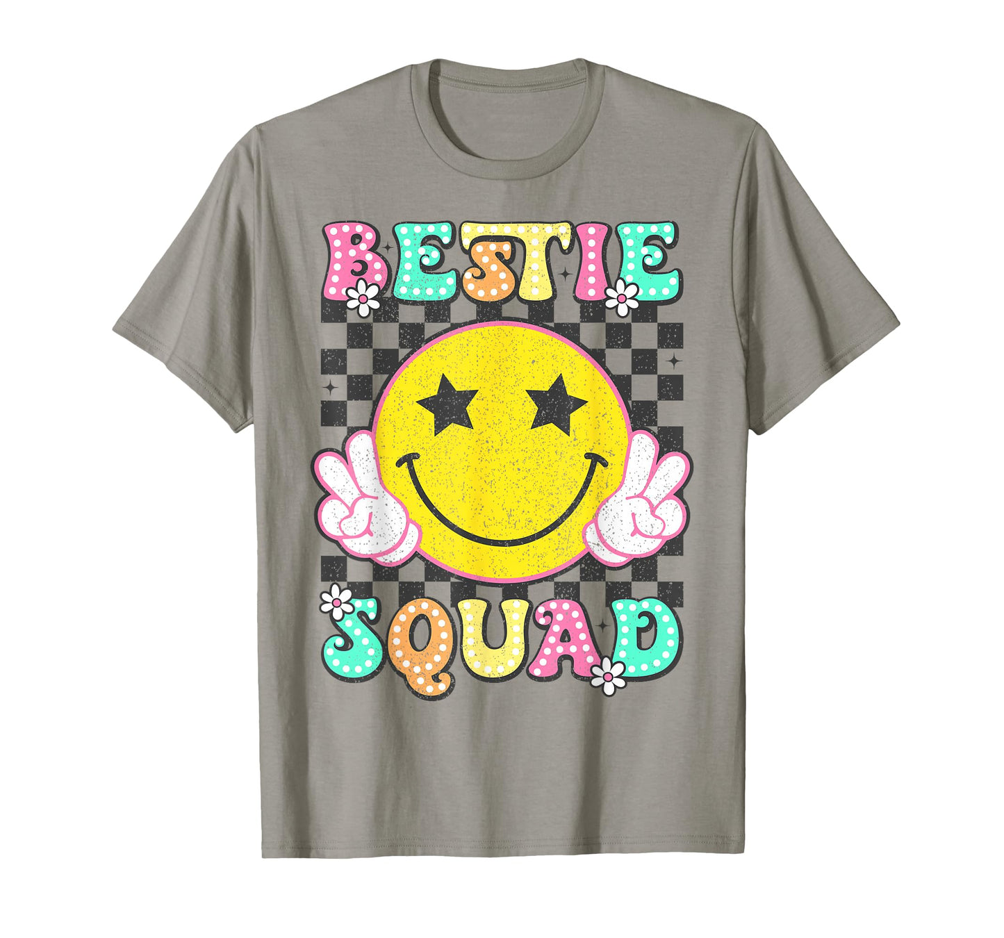 Groovy Bestie Squad Best Friends Matching Girls Boys T-Shirt
