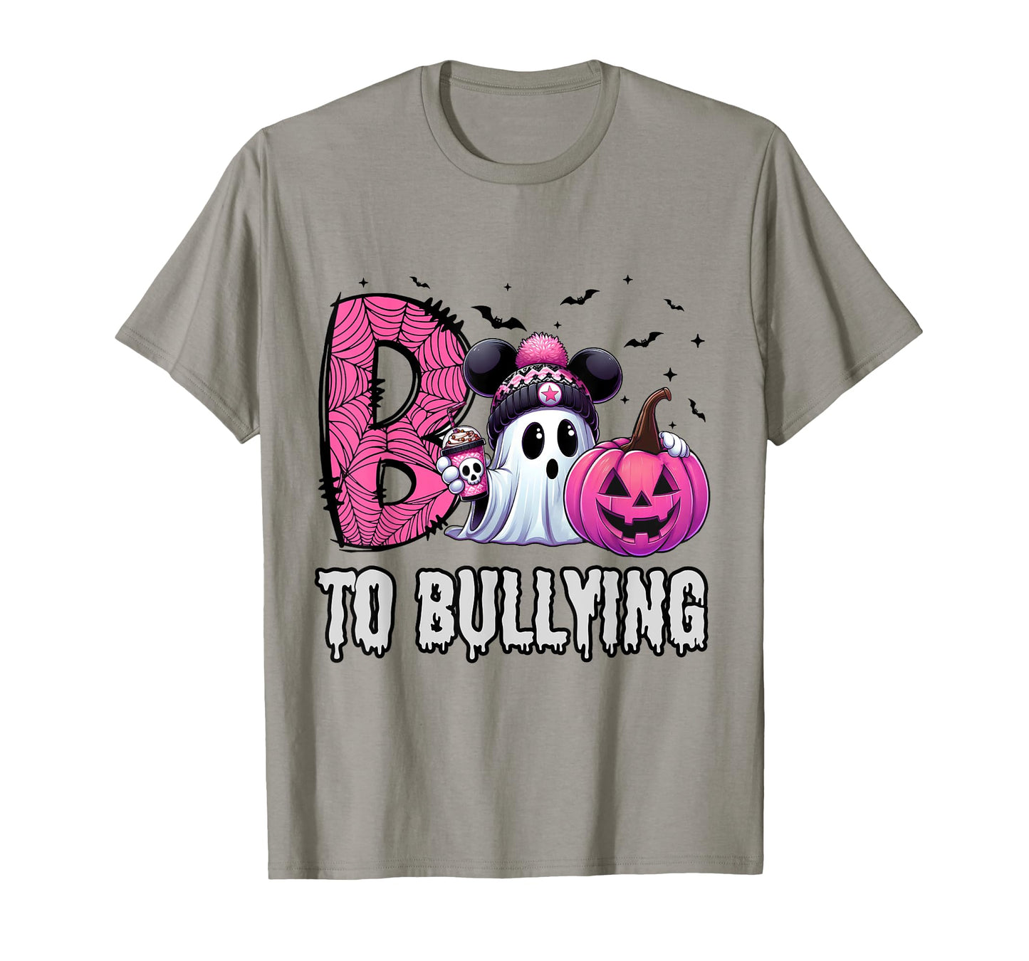 Boo to Bullying Ghost Pumpkin Orange Anti Bully Unity Day T-Shirt