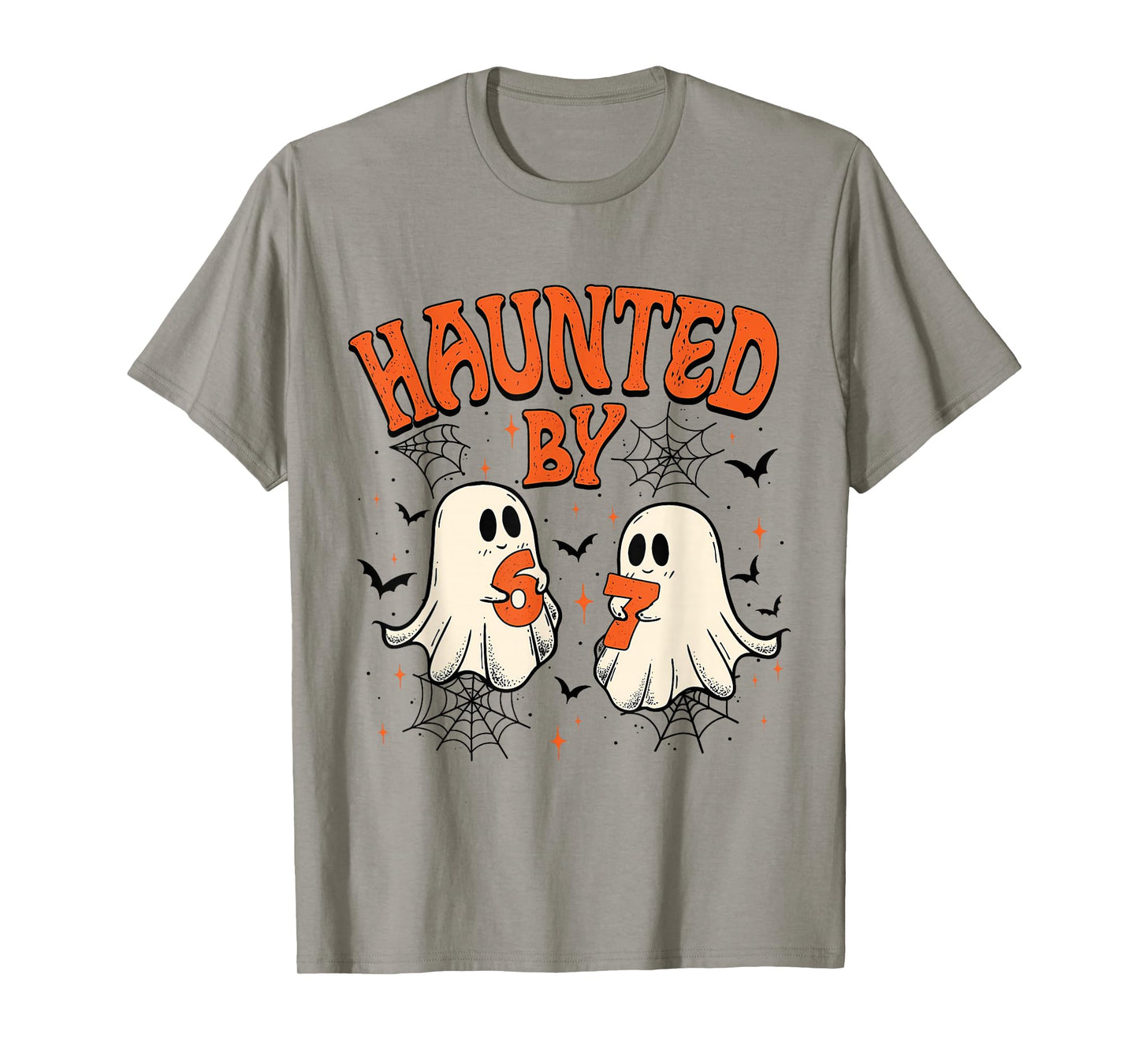 Haunted by 67 Funny Six Seven Meme 6 7 Halloween Costume Kid T-Shirt