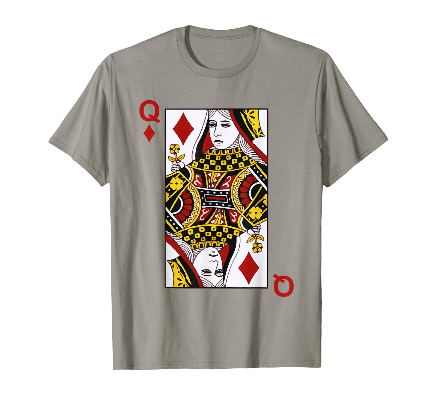 Queen of Diamond Blackjack Cards Poker 21 Q T-Shirt