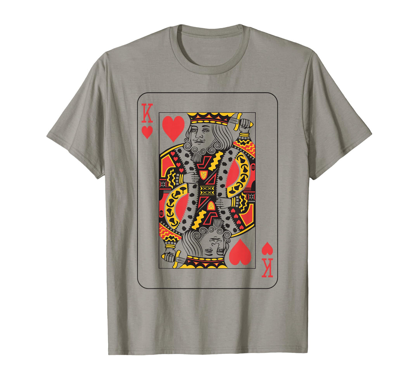 King of Hearts | Deck of Cards Front and Back Group Costume T-Shirt