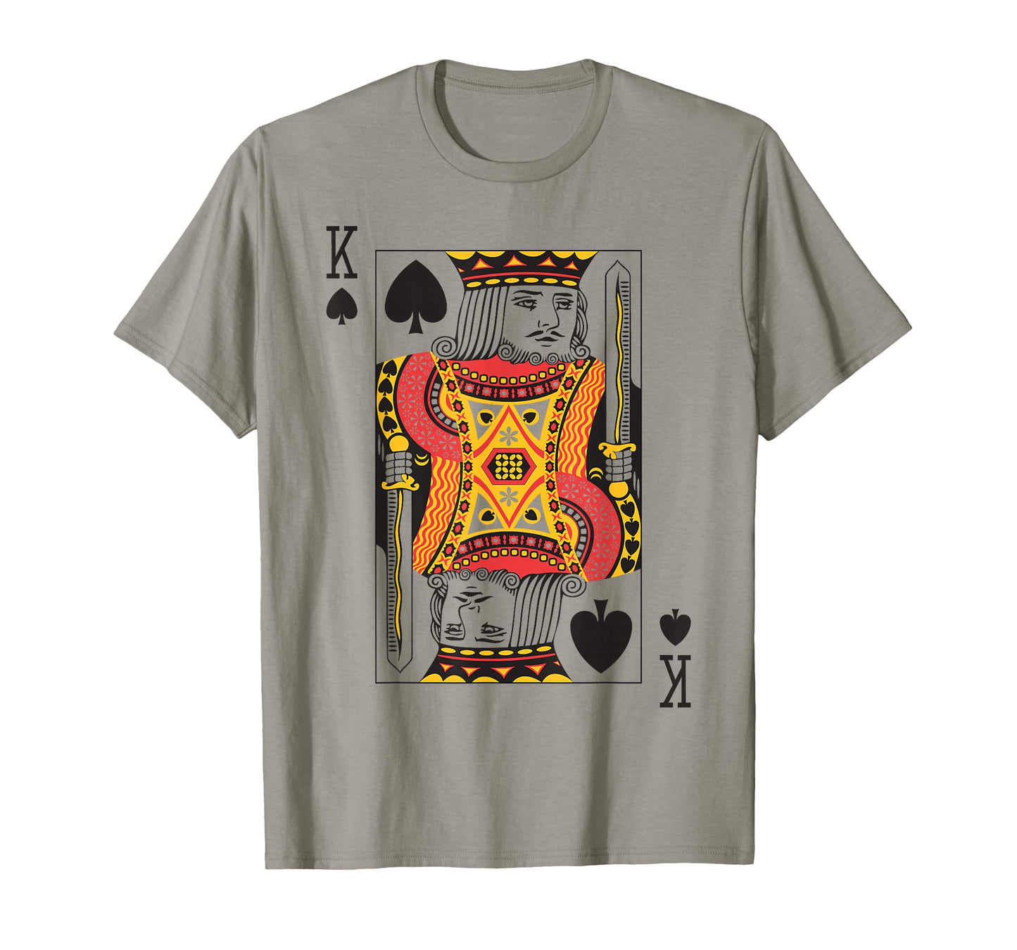 King of Spades | Royal Flush Group Costume Playing Card T-Shirt
